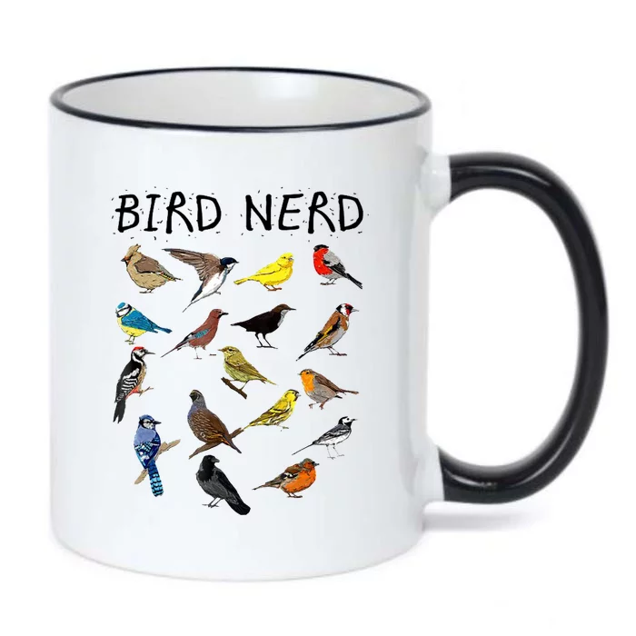 Bird Nerd Black Color Changing Mug