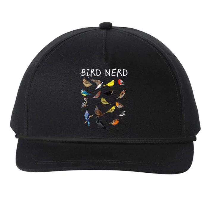 Bird Nerd Snapback Five-Panel Rope Hat