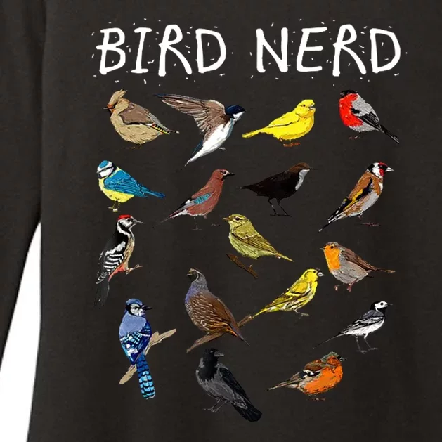 Bird Nerd Womens CVC Long Sleeve Shirt