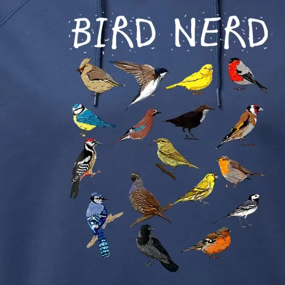 Bird Nerd Performance Fleece Hoodie