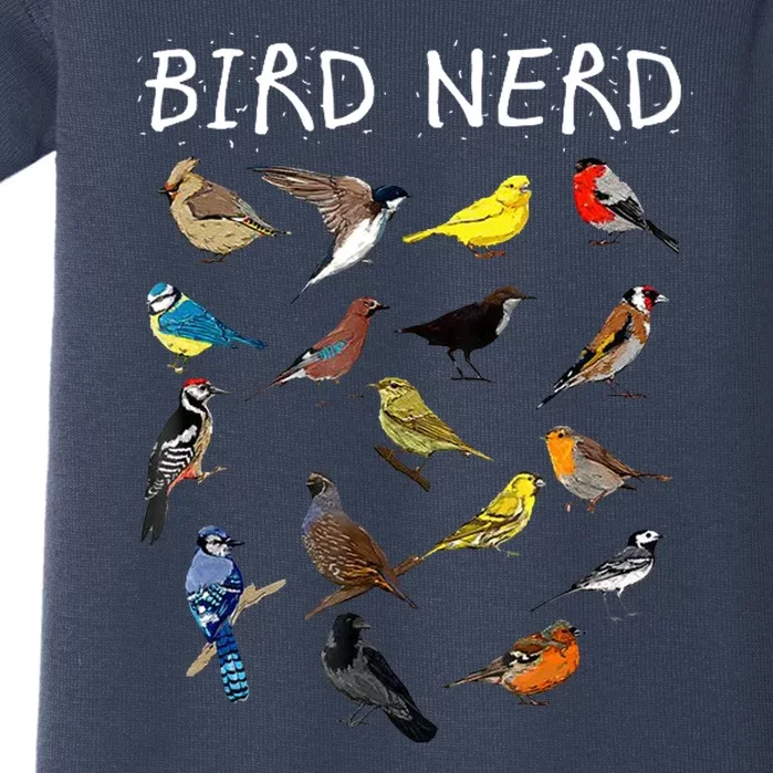 Bird Nerd Baby Bodysuit