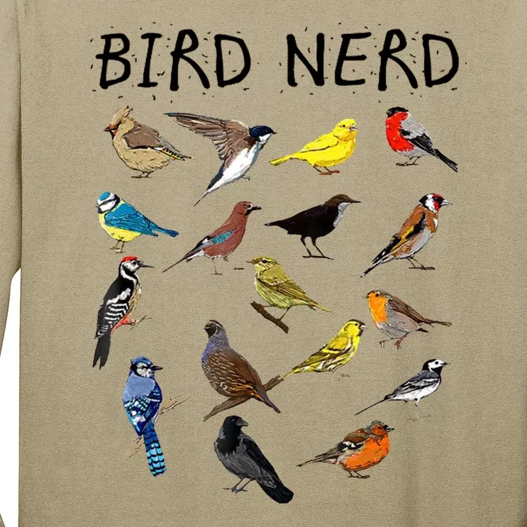 Bird Nerd Long Sleeve Shirt