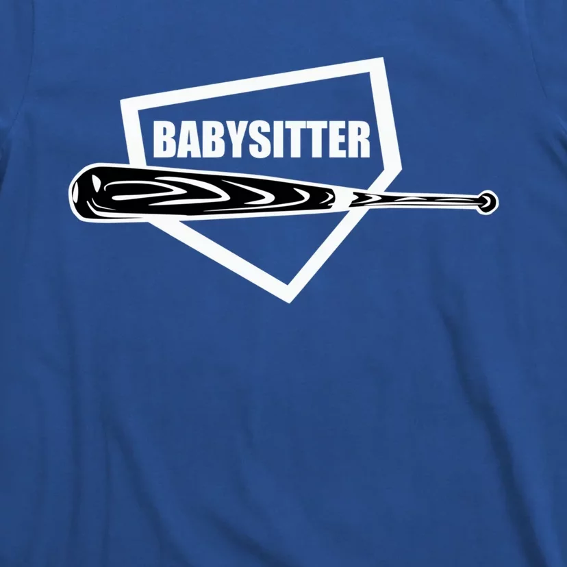 Babysitter Nanny Baseball Bat Sitter Funny Gift T-Shirt