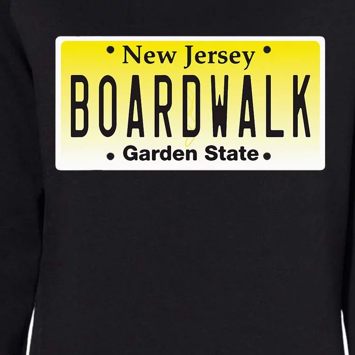 Boardwalk Nj Beach Town New Jersey Vacation Womens California Wash Sweatshirt