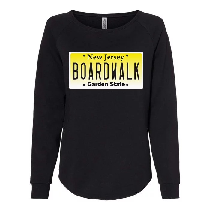 Boardwalk Nj Beach Town New Jersey Vacation Womens California Wash Sweatshirt