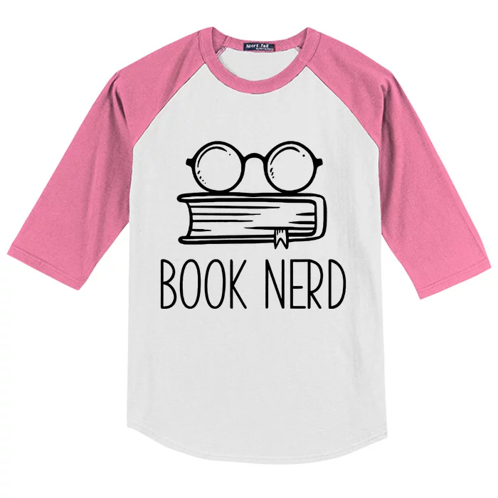 Book Nerd Kids Colorblock Raglan Jersey