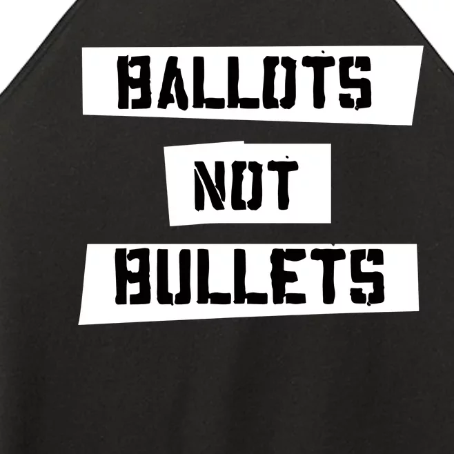 Ballots Not Bullets Women’s Perfect Tri Rocker Tank