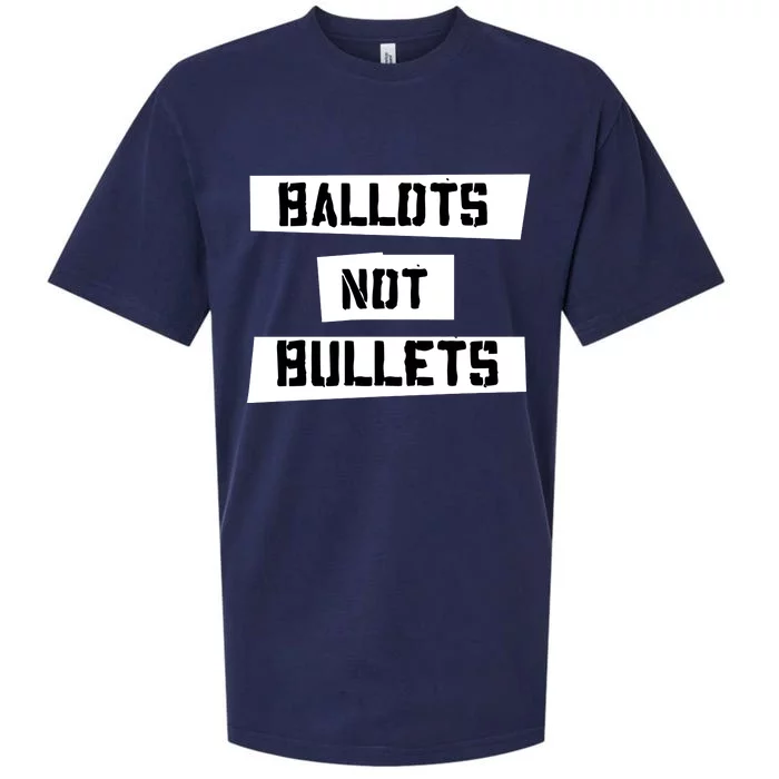 Ballots Not Bullets Sueded Cloud Jersey T-Shirt