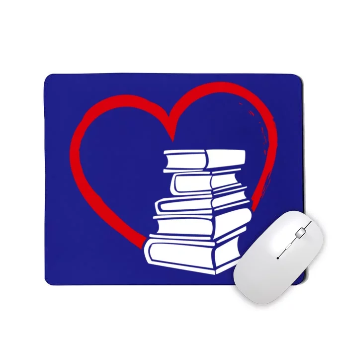 Book Nerd's Book Lover's Valentine's Day Gift Mousepad