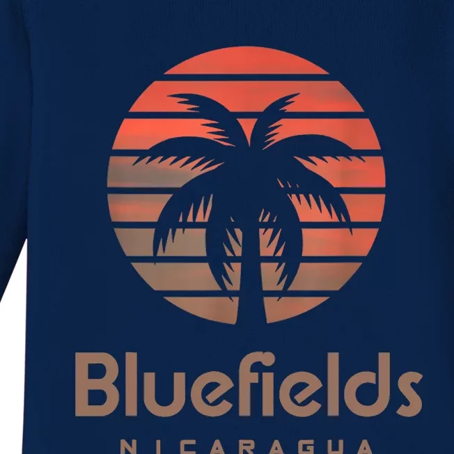 Bluefields Nicaragua Baby Long Sleeve Bodysuit