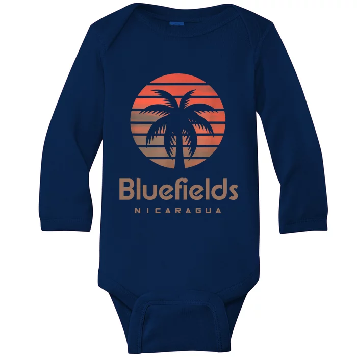 Bluefields Nicaragua Baby Long Sleeve Bodysuit