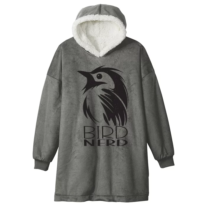 Bird Nerd Bird Watching Birdwatching And Birding Lover Hooded Wearable Blanket