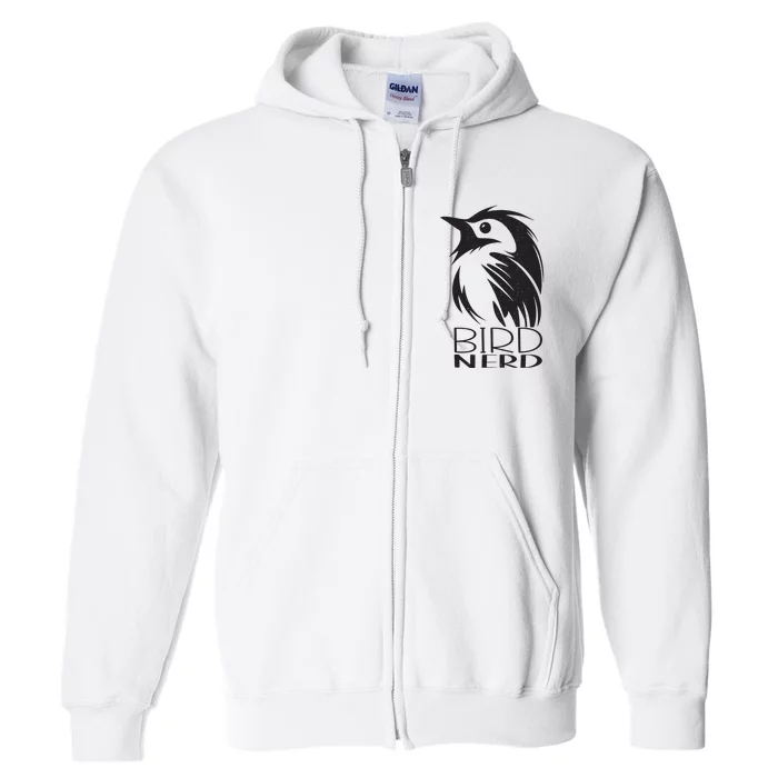 Bird Nerd Bird Watching Birdwatching And Birding Lover Full Zip Hoodie