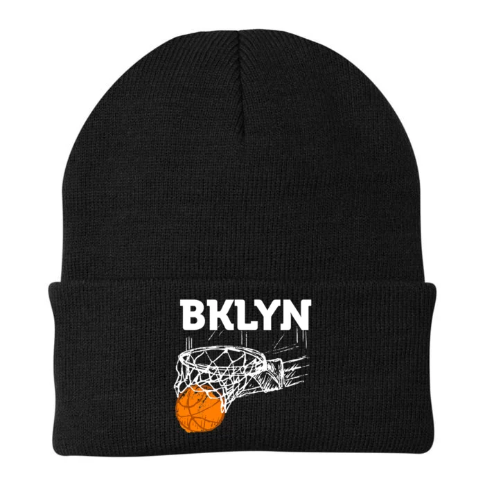 Brooklyn NYC Basketball Net Gift Funny New York City Knit Cap Winter Beanie