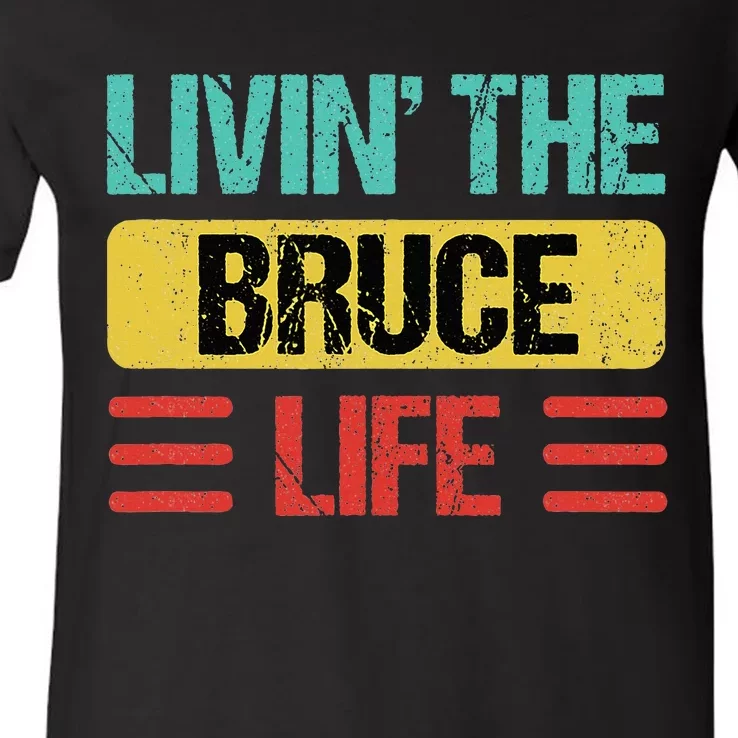 Bruce Name V-Neck T-Shirt