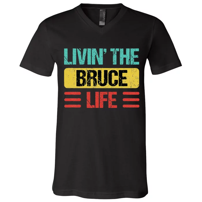 Bruce Name V-Neck T-Shirt