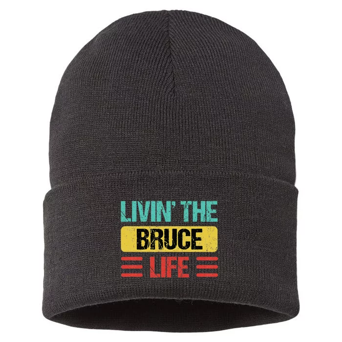 Bruce Name Sustainable Knit Beanie