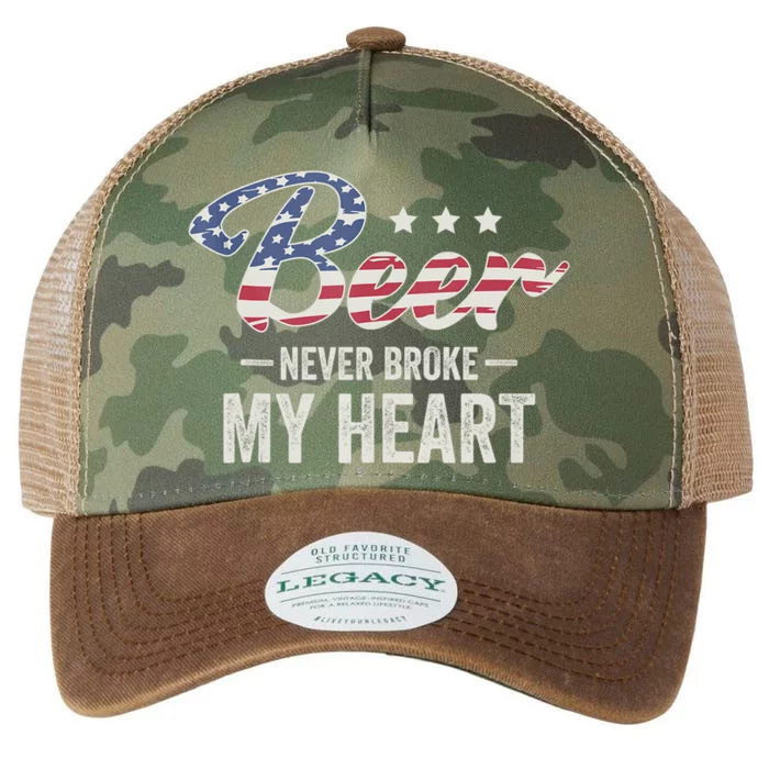 Beer Never Broke My Heart Legacy Tie Dye Trucker Hat