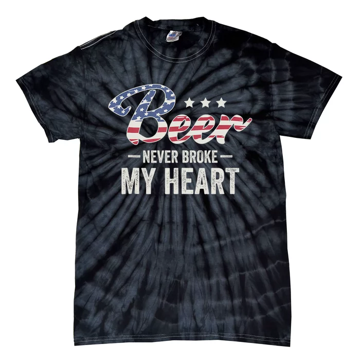 Beer Never Broke My Heart Tie-Dye T-Shirt