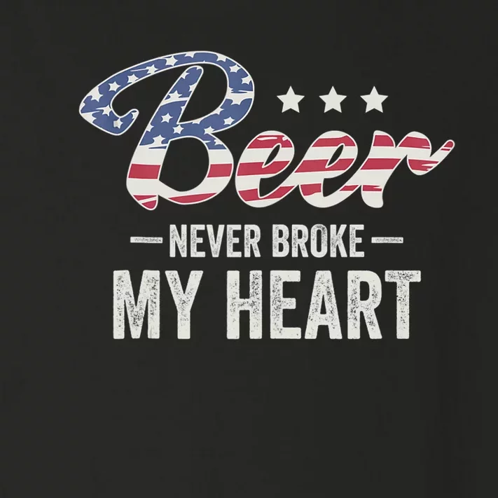 Beer Never Broke My Heart Toddler Long Sleeve Shirt