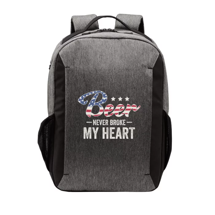 Beer Never Broke My Heart Vector Backpack