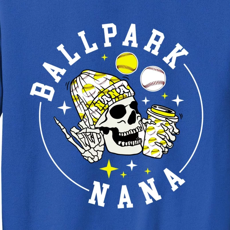 Ballpark Nana Baseball Softball Nana Grandma Great Gift Tall Sweatshirt