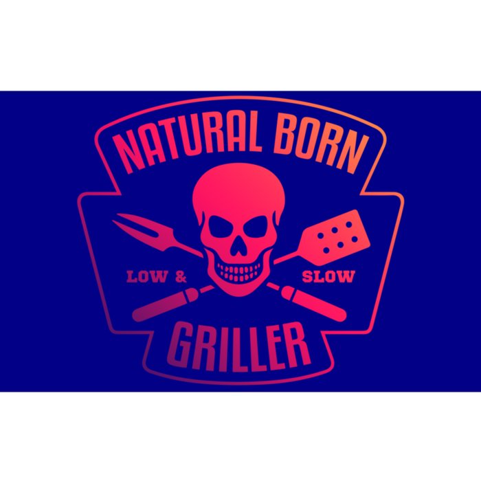 Barbecue Natural Born Grill Master Griller Bbq Gift Bumper Sticker