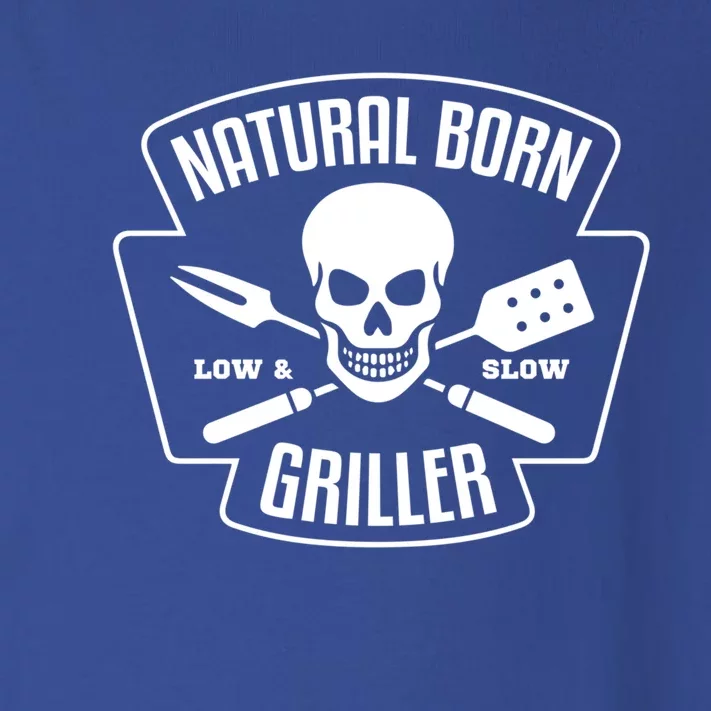 Barbecue Natural Born Grill Master Griller Bbq Gift Funny Gift Toddler Long Sleeve Shirt