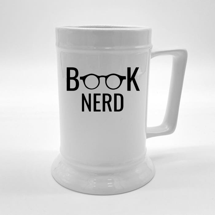 Book Nerd Front & Back Beer Stein