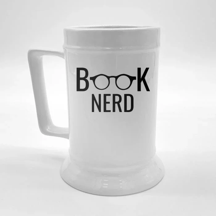 Book Nerd Front & Back Beer Stein