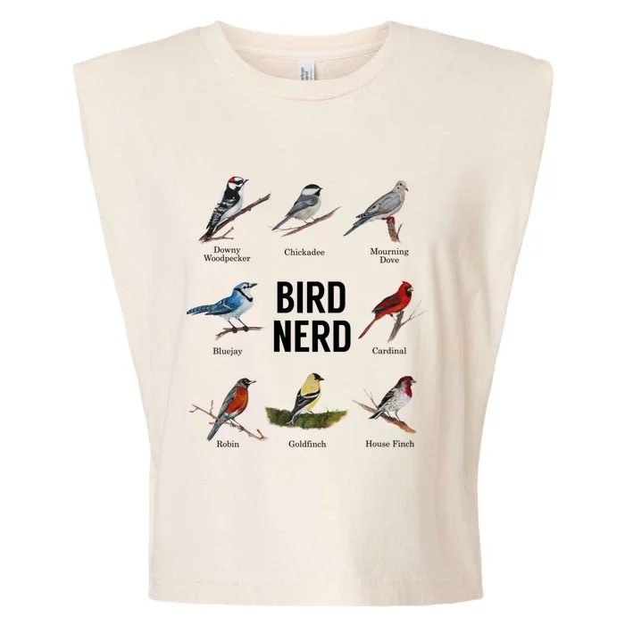 Bird Nerd Bird Lover Or Watcher Gift Garment-Dyed Women's Muscle Tee