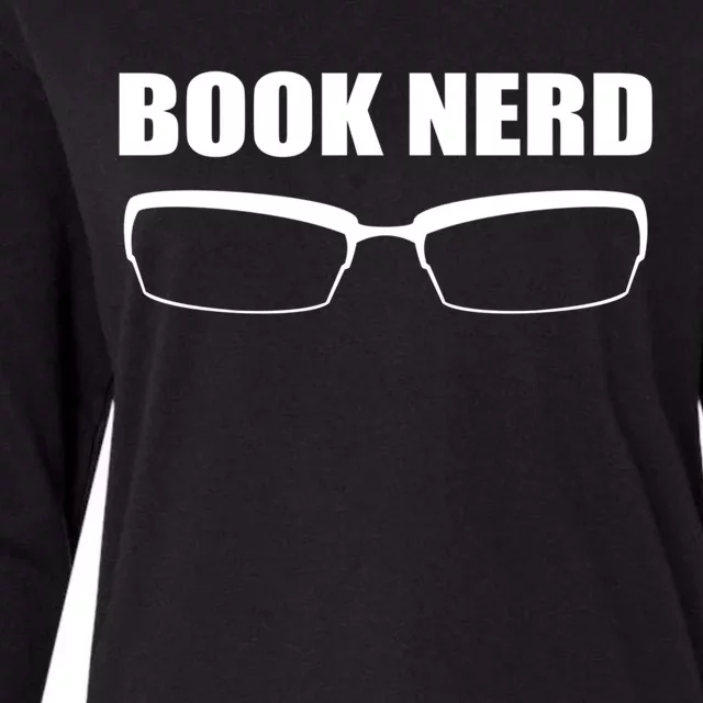 Book Nerd Book Lover Cool Gift Womens Cotton Relaxed Long Sleeve T-Shirt