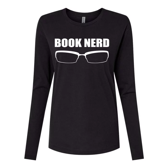 Book Nerd Book Lover Cool Gift Womens Cotton Relaxed Long Sleeve T-Shirt