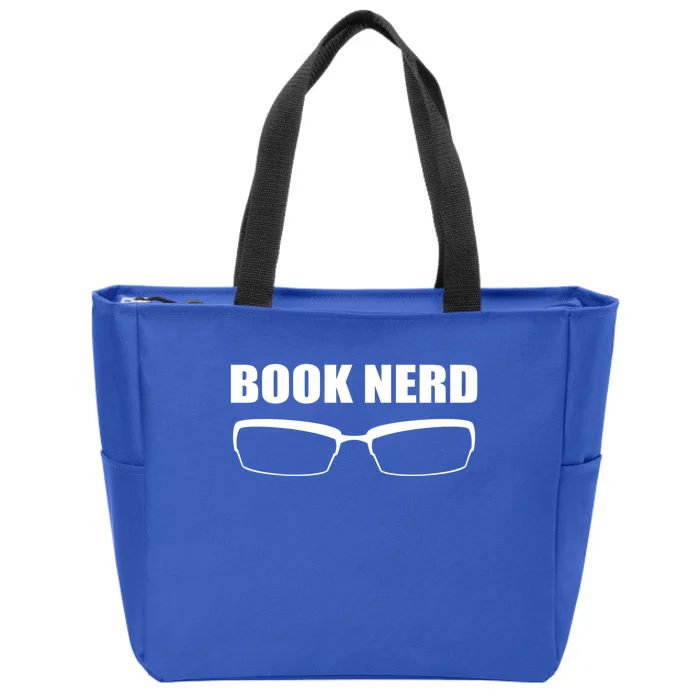 Book Nerd Book Lover Cool Gift Zip Tote Bag