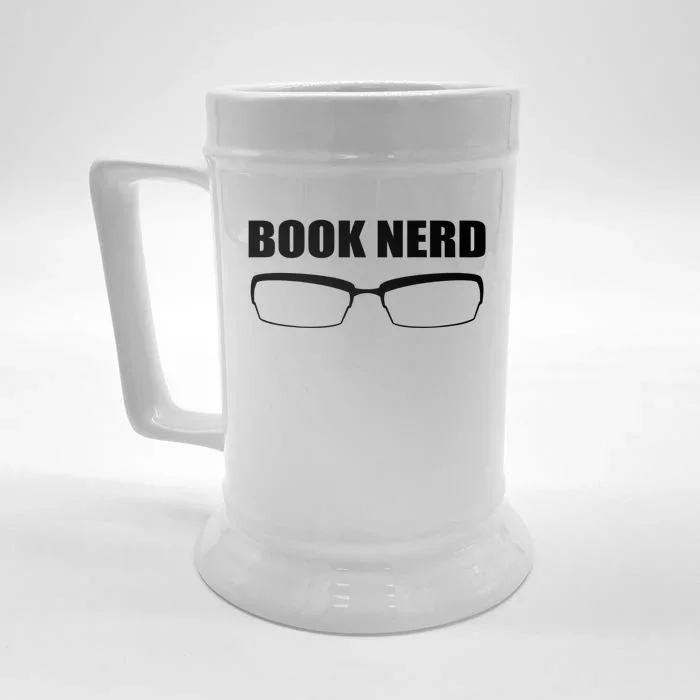 Book Nerd Book Lover Cool Gift Front & Back Beer Stein