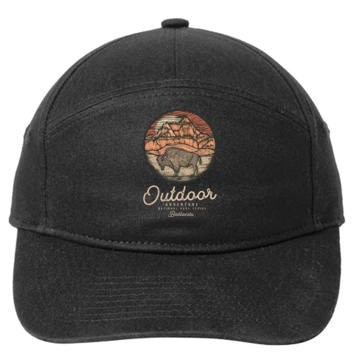 Badlands National 7-Panel Snapback Hat