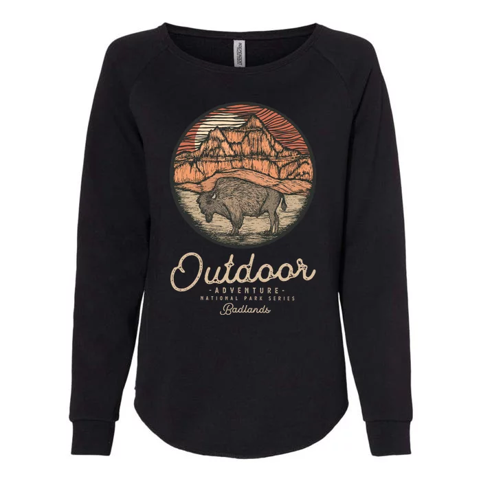 Badlands National Womens California Wash Sweatshirt