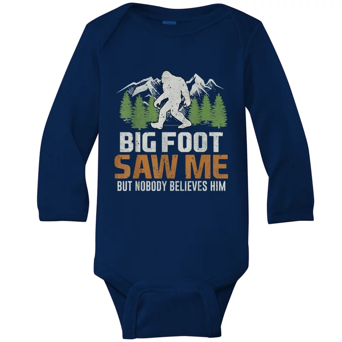 But Nobody Believes Him Baby Long Sleeve Bodysuit