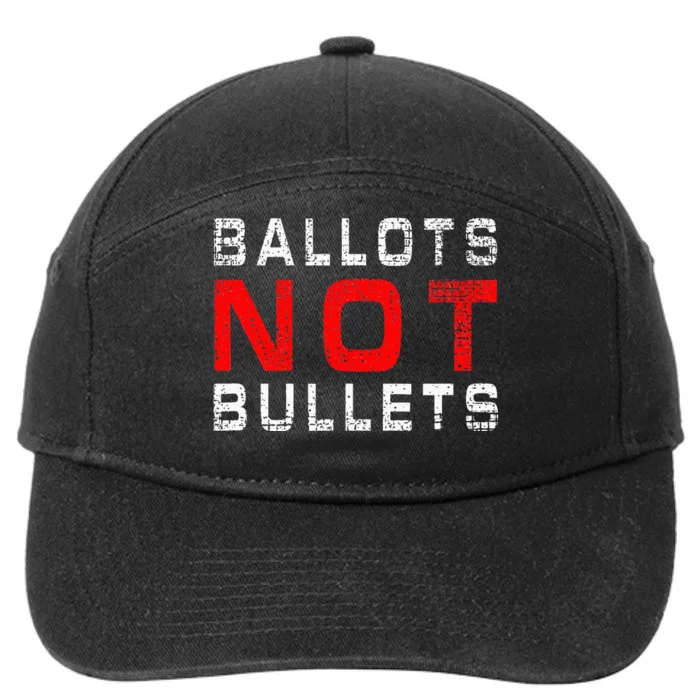 Ballots Not Bullets 7-Panel Snapback Hat