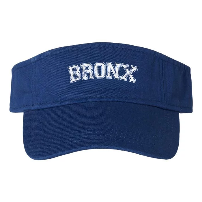 Bronx Ny Classic Vintage Style New York City Gift Cute Gift Valucap Bio-Washed Visor