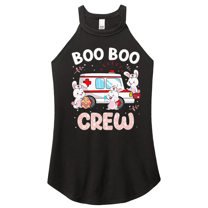 Bunny Nurse Cute Boo Boo Crew Nursing Easter Day Women’s Perfect Tri Rocker Tank