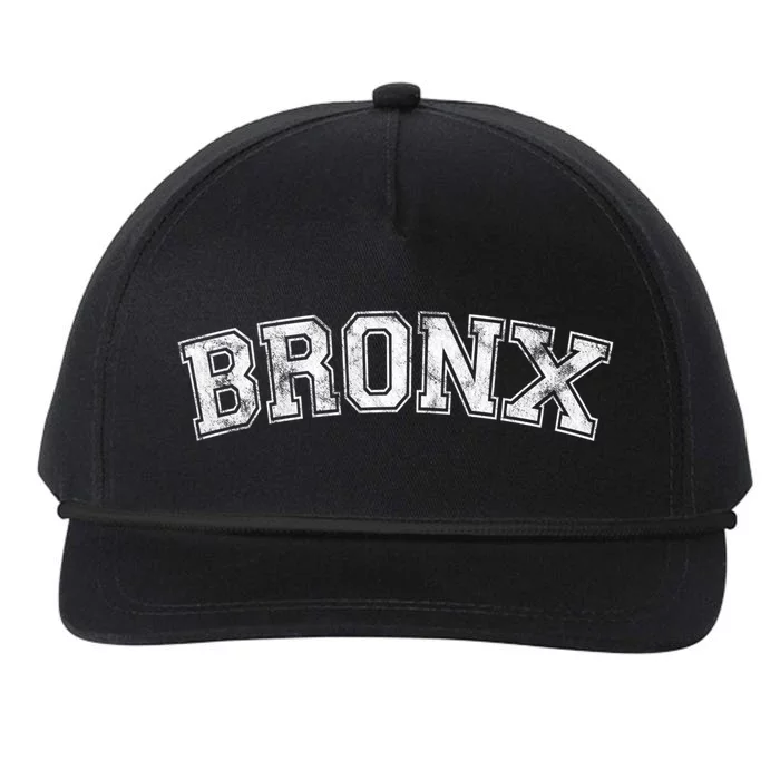 Bronx Ny Classic Vintage Style New York City Gift Meaningful Gift Snapback Five-Panel Rope Hat