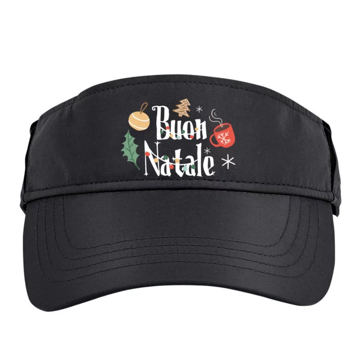 Buon Natale Christmas Italy Italians Gift Adult Drive Performance Visor