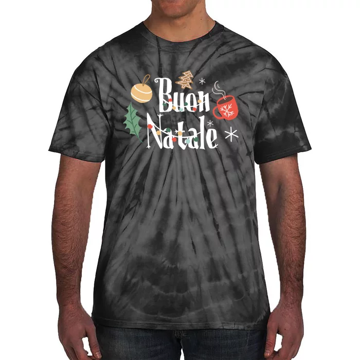 Buon Natale Christmas Italy Italians Gift Tie-Dye T-Shirt