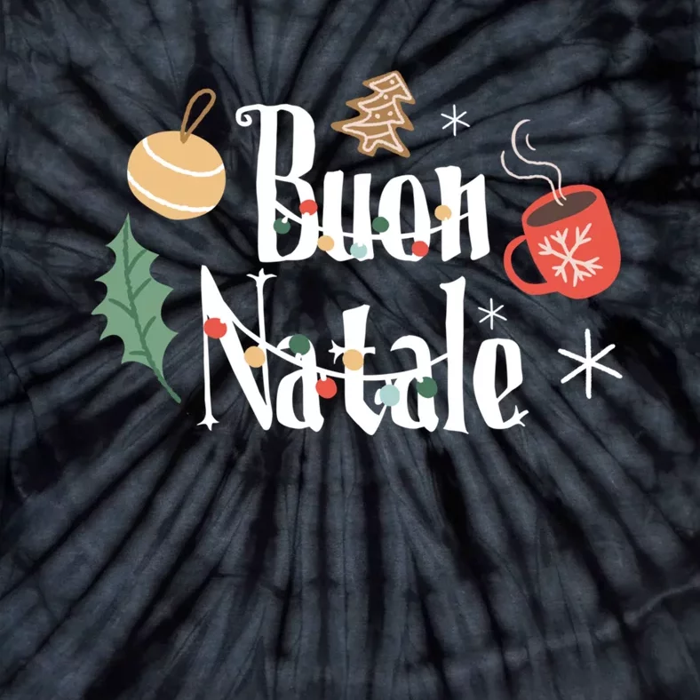 Buon Natale Christmas Italy Italians Gift Tie-Dye T-Shirt