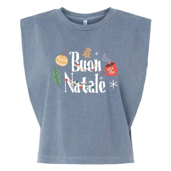 Buon Natale Christmas Italy Italians Gift Garment-Dyed Women's Muscle Tee