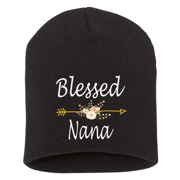 Blessed Nana Cute Mothers Day Gifts Short Acrylic Beanie