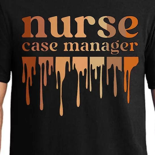 Black Nurse Case Manager African American Case Management Pajama Set