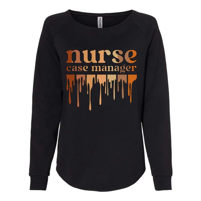 Black Nurse Case Manager African American Case Management Womens California Wash Sweatshirt