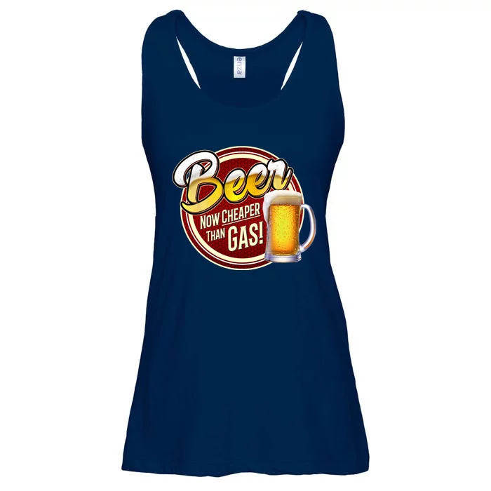 Beer Now Cheaper Than Gas! Ladies Essential Flowy Tank